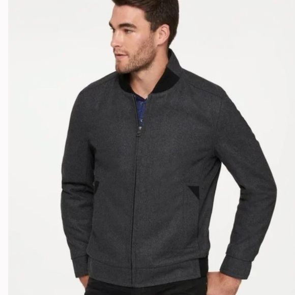 MARC New York by Andrew Marc Barlow Melton Wool Varsity Bomber Jacket - Size XXL - Picture 3 of 12